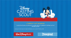 Desktop Screenshot of disneycastingscout.com